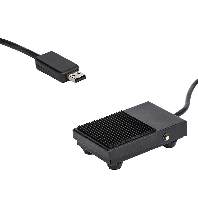 Hot Sale and Nice Price Black Inrico Foot Pedal USB Foot Switch